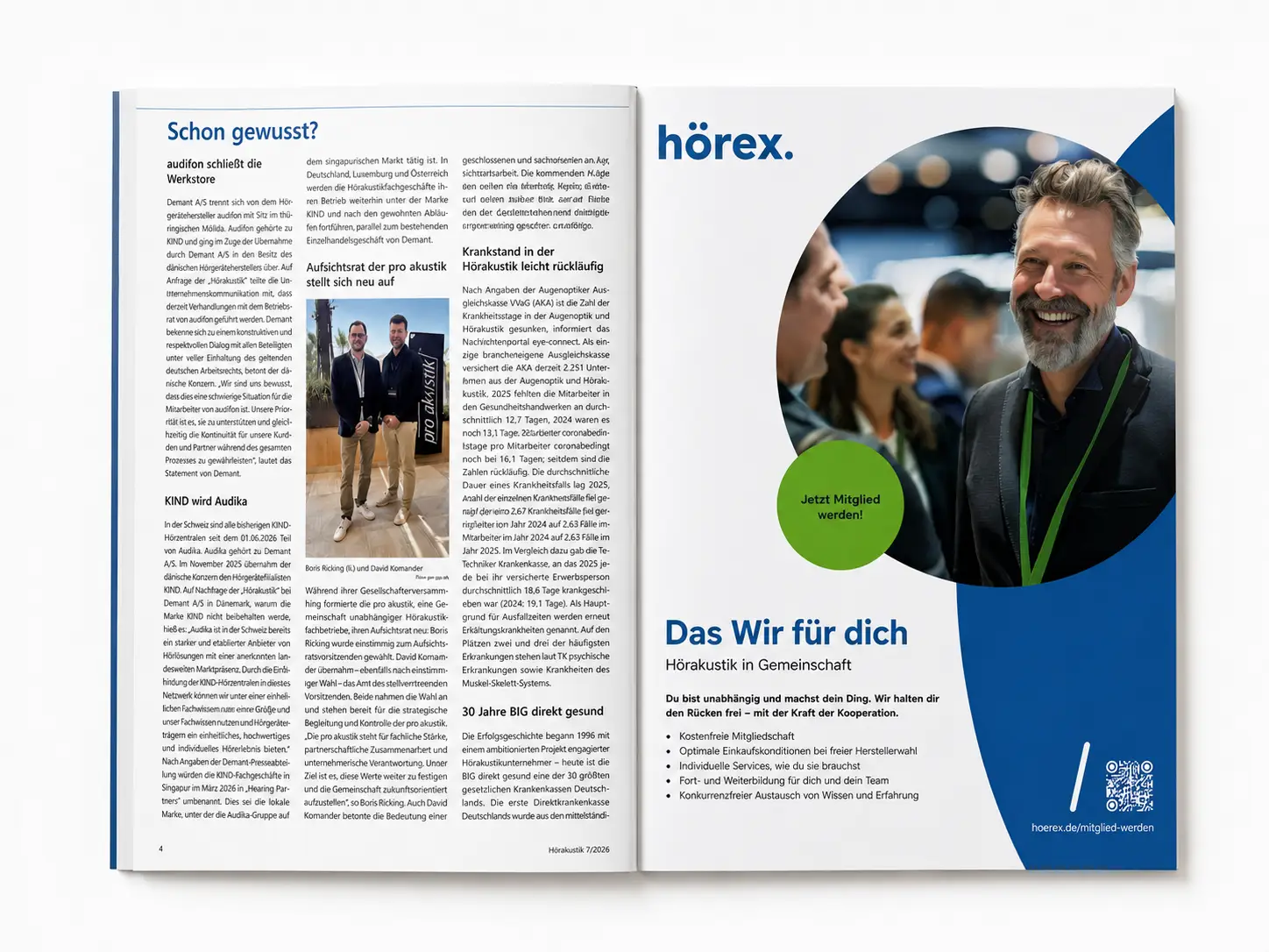Hoerex Leitidee Printanzeige